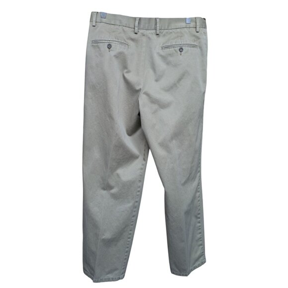 Dockers Men's Tan Pleated Khaki Pants Size 34 x 32 - Picture 4 of 8